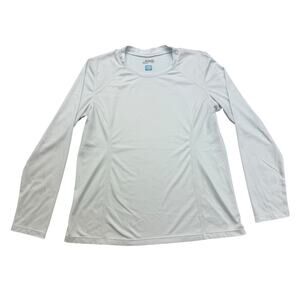 Columbia Shirt Mens XL White Freezer Coil Long Sleeve Lightweight Outdoors